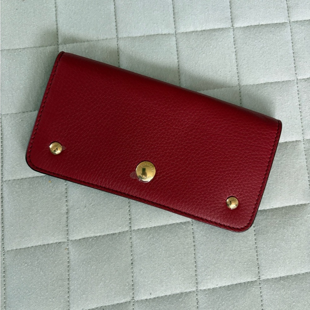 Burberry Red Leather Wallet - Picture 3 of 11